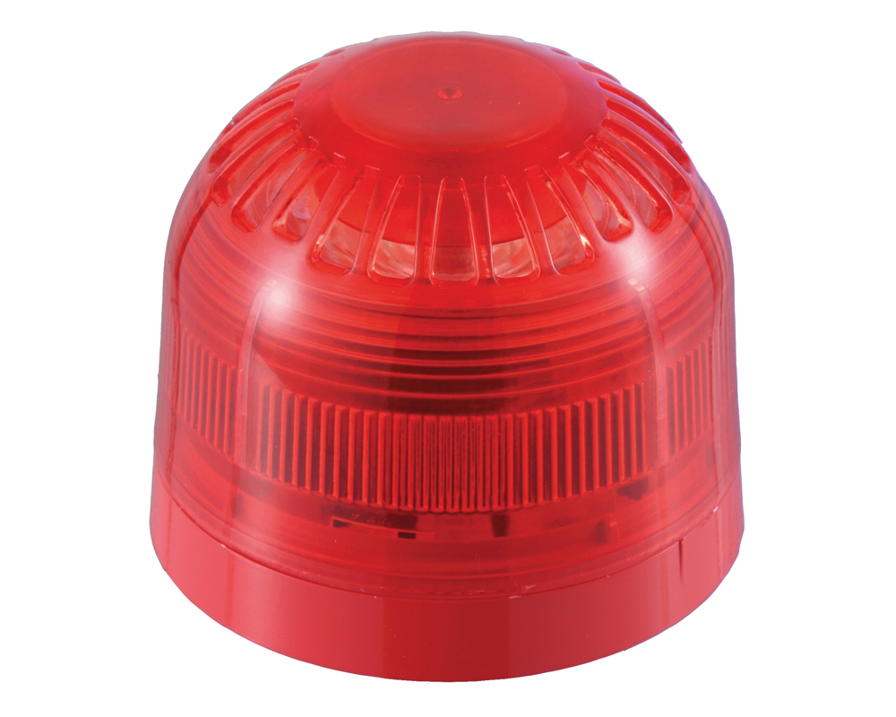 29600-323 - Conventional Open-Area Sounder VID - Red Body (Red Flash)